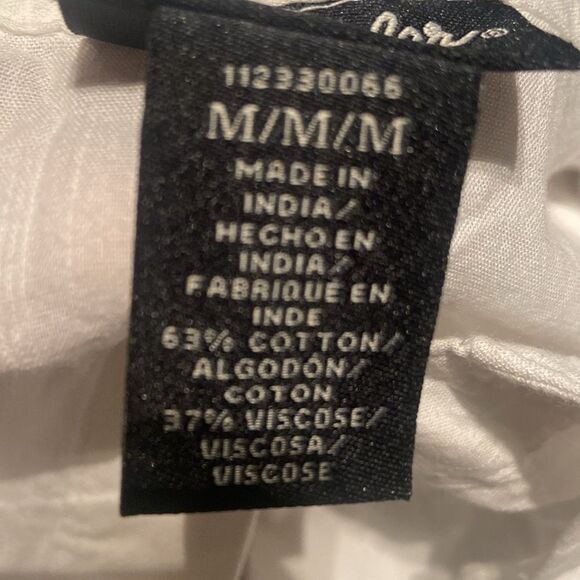 Wrangler Ladies' Cap Sleeve Smocked Top Medium - Picture 6 of 9